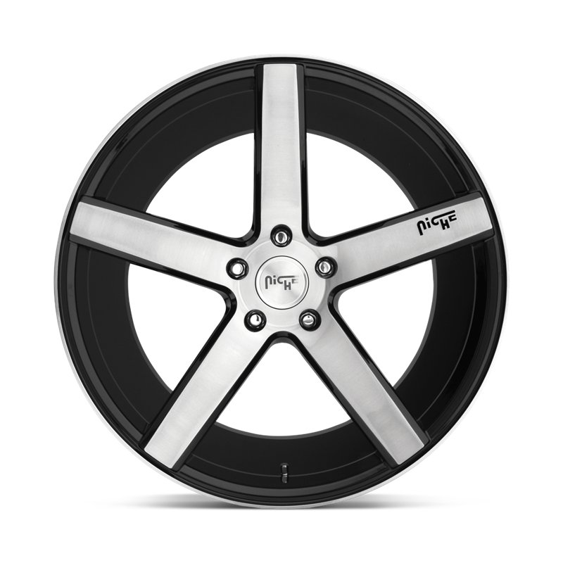 Niche Wheels | M124 MILAN 20x8.5 ET35 - GLOSS BLACK BRUSHED
