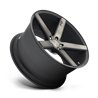 Niche Wheels | M134 MILAN 19x8.5 ET35 - MATTE BLACK MACHINED W/ DOUBLE DARK TINT
