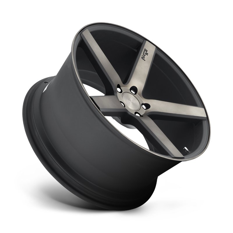 Niche Wheels | M134 MILAN 20x8.5 ET35 - MATTE BLACK MACHINED W/ DOUBLE DARK TINT