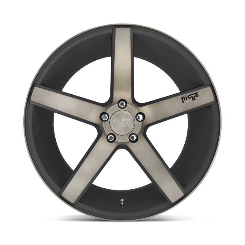 Niche Wheels | M134 MILAN 20x8.5 ET35 - MATTE BLACK MACHINED W/ DOUBLE DARK TINT