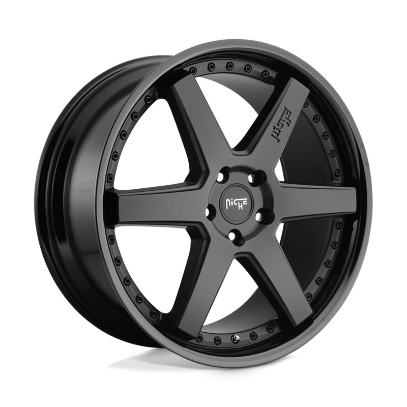 Niche Wheels | M192 ALTAIR 18x8.5 ET35 - GLOSS BLACK MATTE BLACK