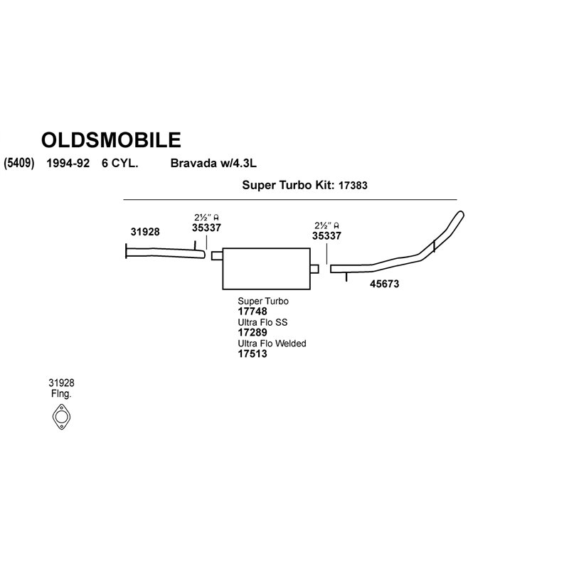 Dynomax | DynoMax Super Turbo Muffler - Ranger / Wrangler / Tundra 2004-2011