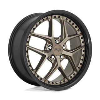 Niche Wheels | M227 VICE 19x8.5 ET35 - MATTE BRONZE BLACK BEAD RING