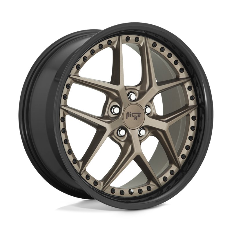 Niche Wheels | M227 VICE 20x10.5 ET40 - MATTE BRONZE BLACK BEAD RING