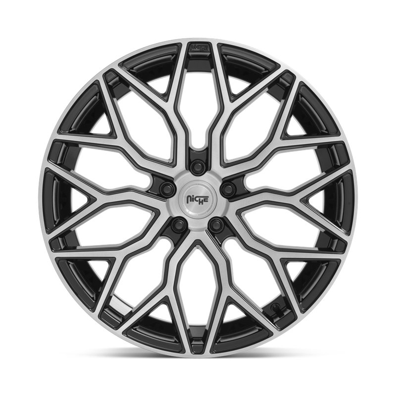 Niche Wheels | M262 MAZZANTI 20x10.5 ET40 - GLOSS BLACK BRUSHED FACE