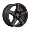Niche Wheels | M271 TERAMO 18x8.0 ET40 - MATTE BLACK W/ DOUBLE DARK TINT FACE
