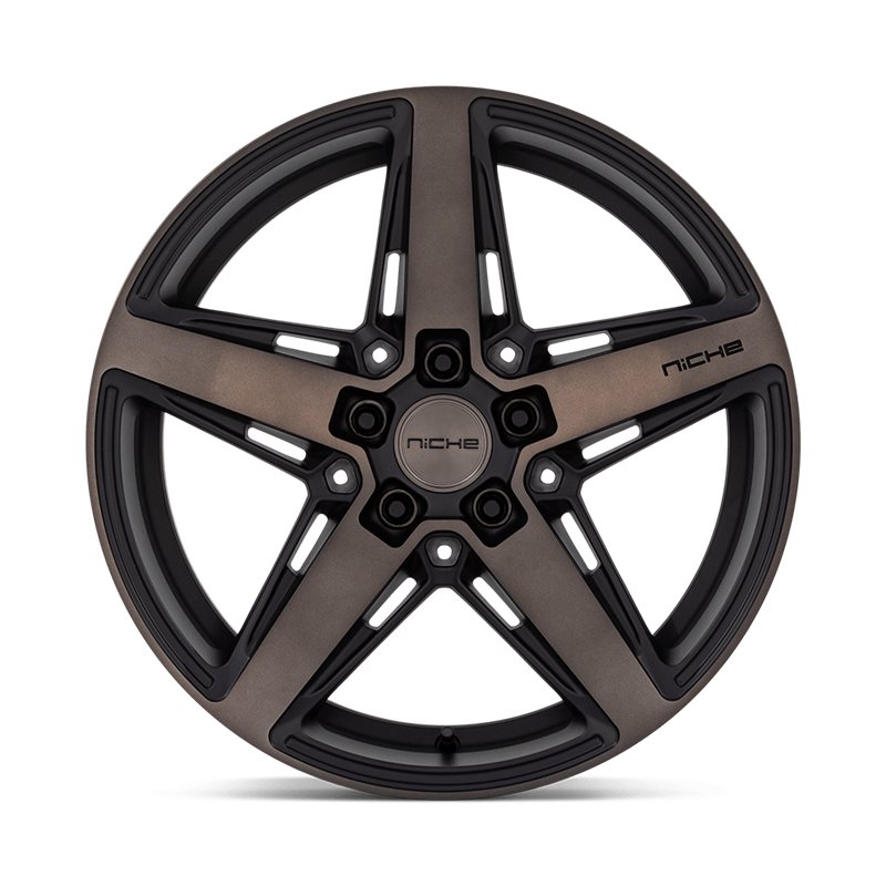 Niche Wheels | M271 TERAMO 18x8.0 ET40 - MATTE BLACK W/ DOUBLE DARK TINT FACE
