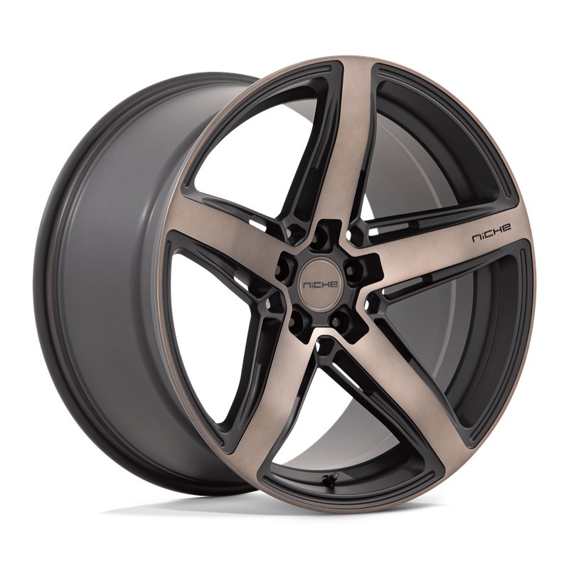 Niche Wheels | M271 TERAMO 20x10.5 ET20 - MATTE BLACK W/ DOUBLE DARK TINT FACE