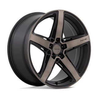 Niche Wheels | M271 TERAMO 20x10.5 ET40 - MATTE BLACK W/ DOUBLE DARK TINT FACE