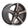 Niche Wheels | M271 TERAMO 20x10.5 ET20 - MATTE BLACK W/ DOUBLE DARK TINT FACE