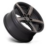 Niche Wheels | M271 TERAMO 20x10.5 ET40 - MATTE BLACK W/ DOUBLE DARK TINT FACE