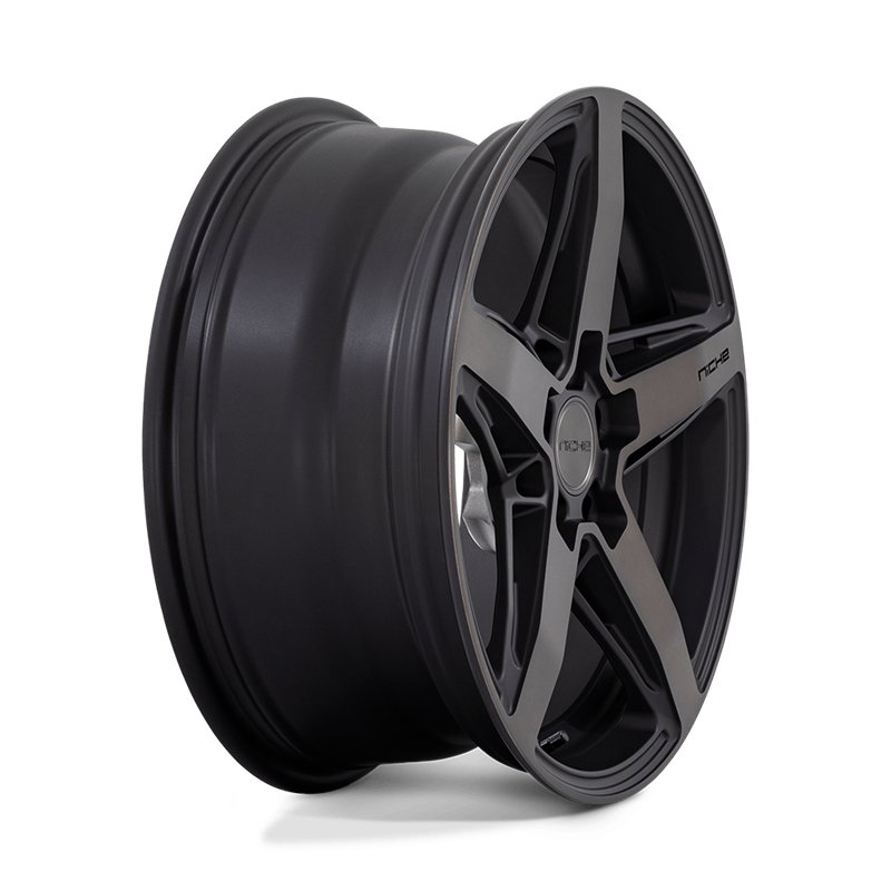 Niche Wheels | M271 TERAMO 20x10.5 ET40 - MATTE BLACK W/ DOUBLE DARK TINT FACE