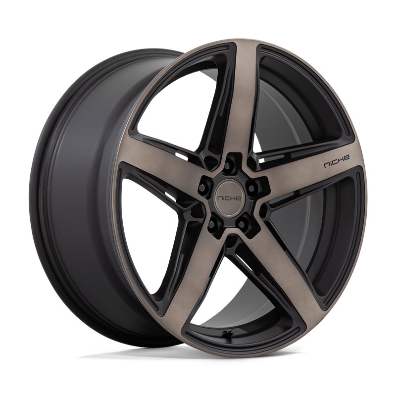 Niche Wheels | M271 TERAMO 20x11.0 ET45 - MATTE BLACK W/ DOUBLE DARK TINT FACE
