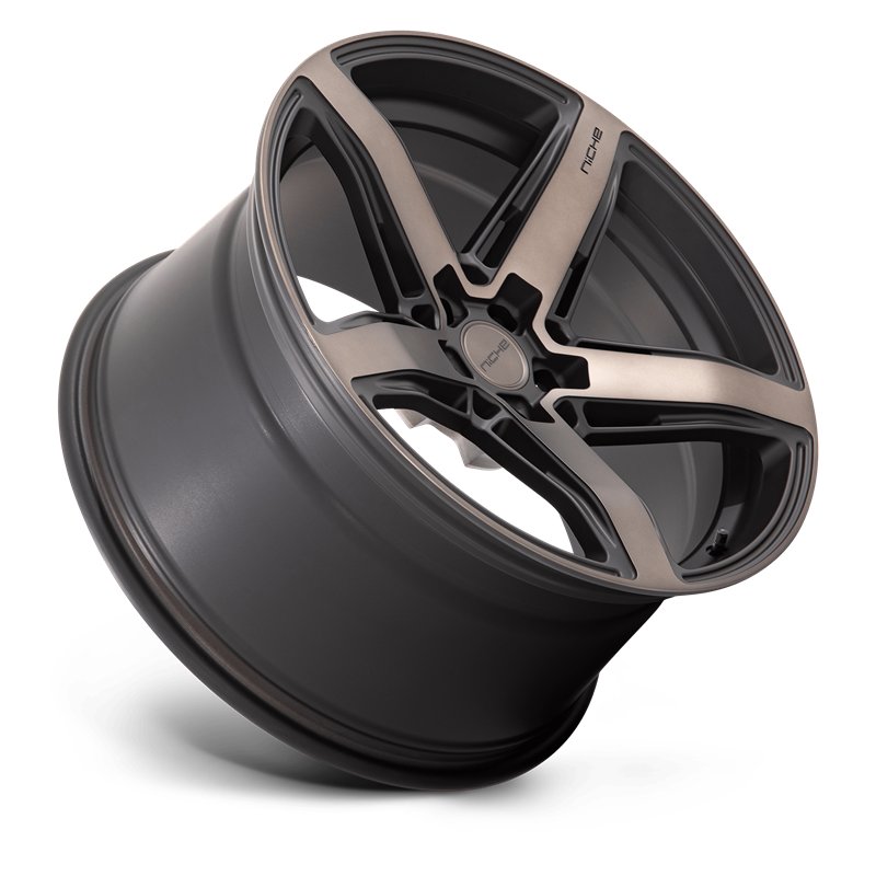 Niche Wheels | M271 TERAMO 20x11.0 ET20 - MATTE BLACK W/ DOUBLE DARK TINT FACE