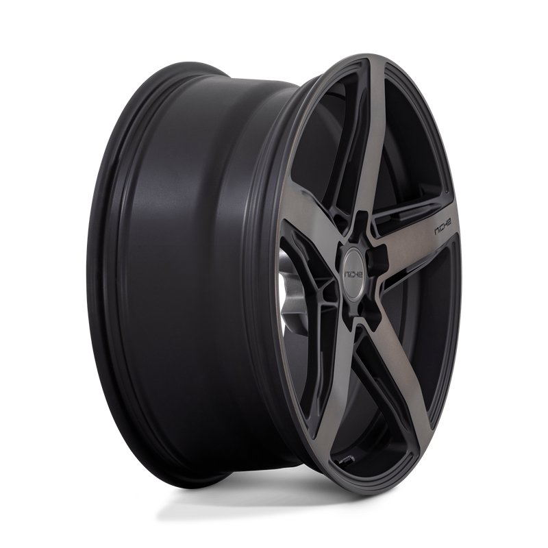Niche Wheels | M271 TERAMO 20x11.0 ET20 - MATTE BLACK W/ DOUBLE DARK TINT FACE