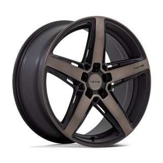 Niche Wheels | M271 TERAMO 20x9.0 ET25 - MATTE BLACK W/ DOUBLE DARK TINT FACE