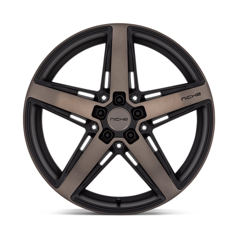 Niche Wheels | M271 TERAMO 20x9.0 ET25 - MATTE BLACK W/ DOUBLE DARK TINT FACE