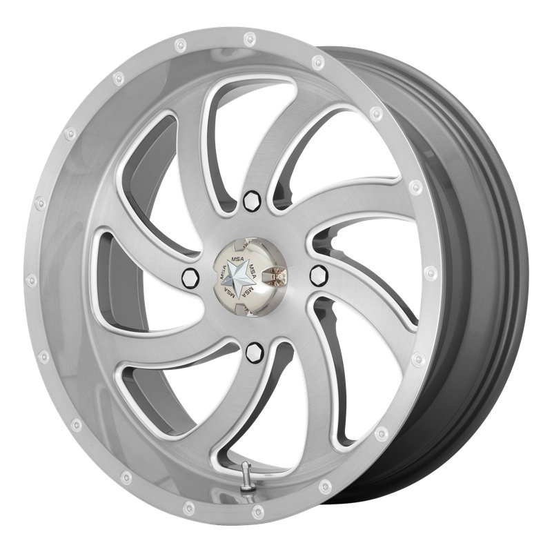 MSA Offroad | M36 SWITCH 20x7.0 ET0 - BRUSHED TITANIUM