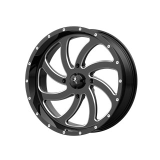 MSA Offroad | M36 SWITCH 22x7.0 ET0 - GLOSS BLACK MILLED