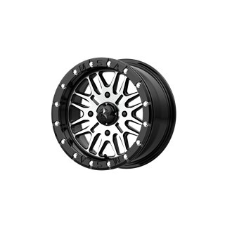 MSA Offroad | M37 BRUTE BEADLOCK 18x7.0 ET10 - GLOSS BLACK MACHINED