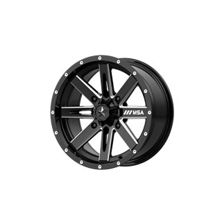 MSA Offroad | M41 BOXER 15x7.0 ET10 - GLOSS BLACK MILLED
