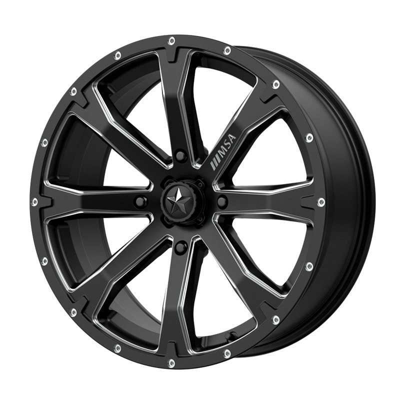 MSA Offroad | M42 BOUNTY 14x7.0 ET10 - SATIN BLACK MILLED