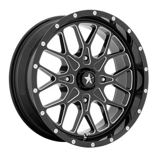 MSA Offroad | M45 PORTAL 20x7.0 ET0 - GLOSS BLACK MILLED