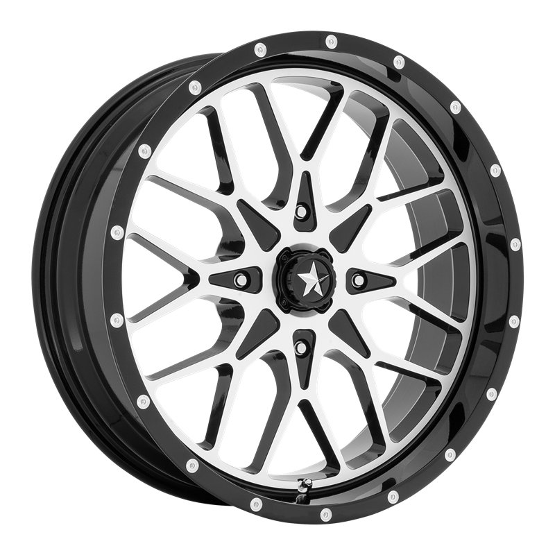 MSA Offroad | M45 PORTAL 24x7.0 ET0 - GLOSS BLACK MACHINED