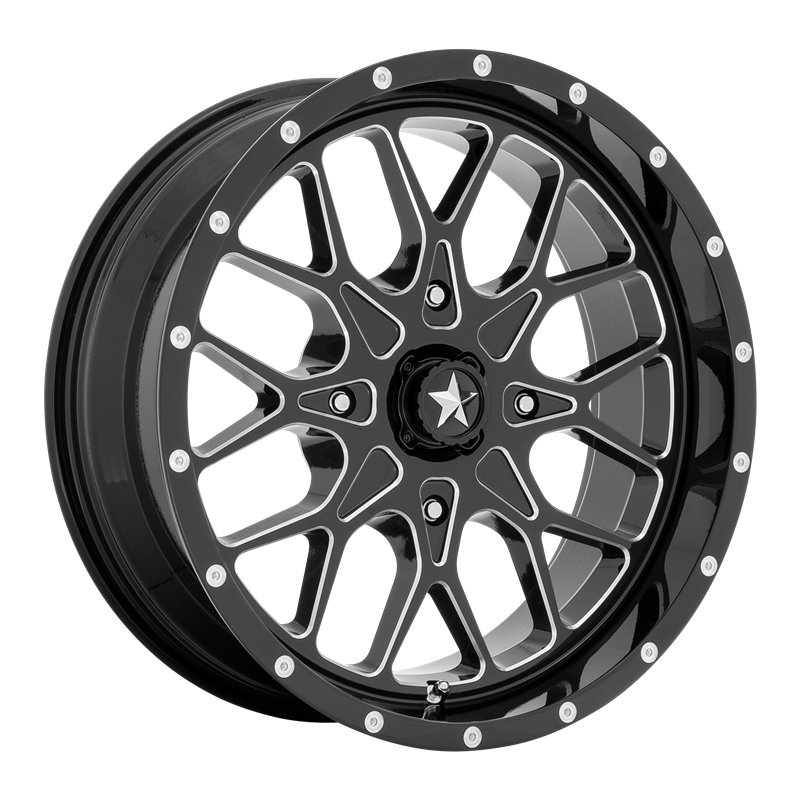 MSA Offroad | M45 PORTAL 16x7.0 ET10 - GLOSS BLACK MILLED