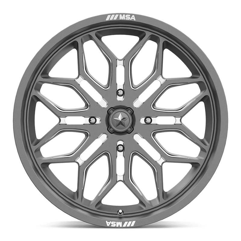 MSA Offroad | M47 SNIPER 22x7.0 ET10 - GUNMETAL MILLED