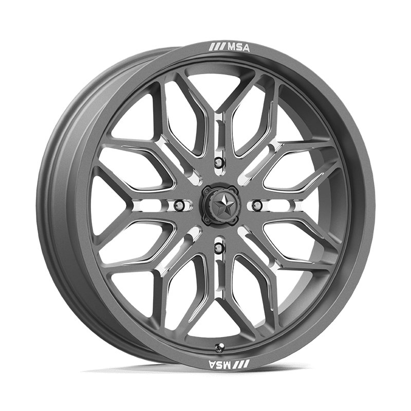 MSA Offroad | M47 SNIPER 22x7.0 ET10 - GUNMETAL MILLED