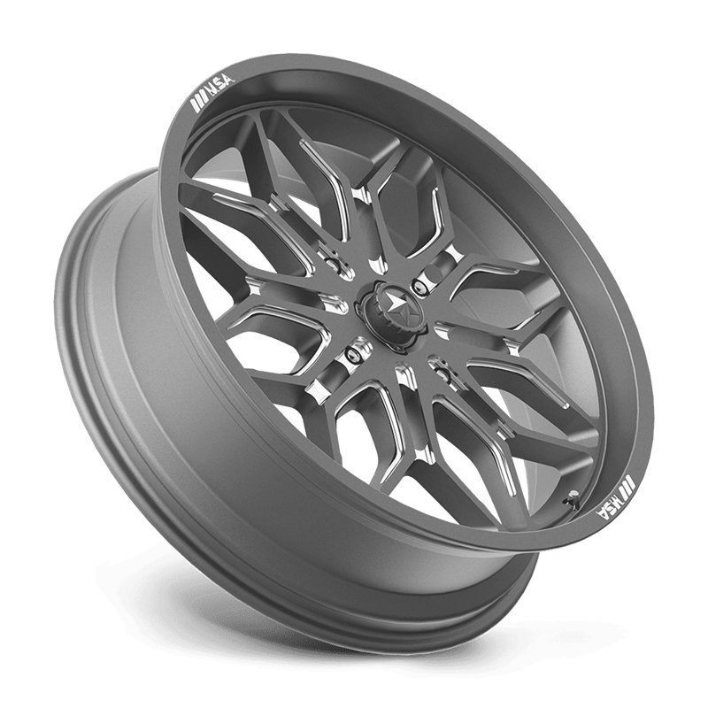 MSA Offroad | M47 SNIPER 22x7.0 ET10 - GUNMETAL MILLED