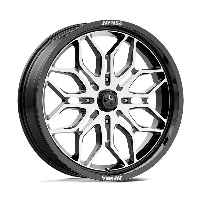 MSA Offroad | M47 SNIPER 20x7.0 ET10 - GLOSS BLACK MACHINED