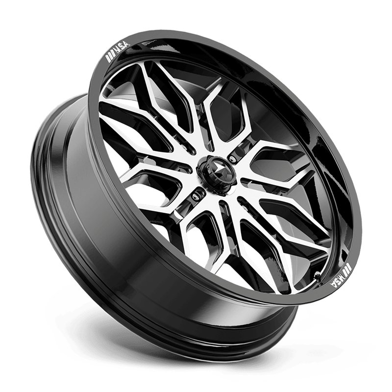 MSA Offroad | M47 SNIPER 22x7.0 ET10 - GLOSS BLACK MACHINED