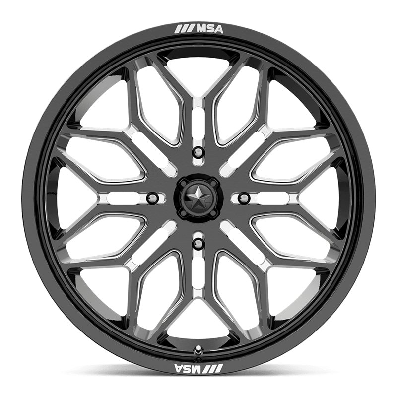 MSA Offroad | M47 SNIPER 18x7.0 ET10 - GLOSS BLACK MILLED