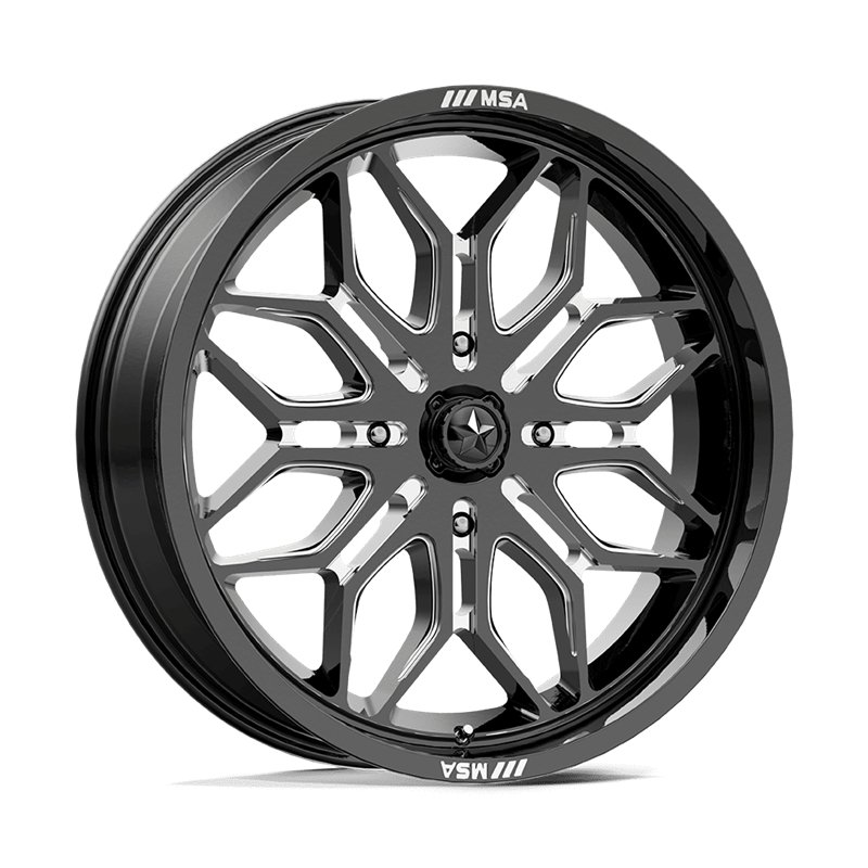 MSA Offroad | M47 SNIPER 22x7.0 ET10 - GLOSS BLACK MILLED