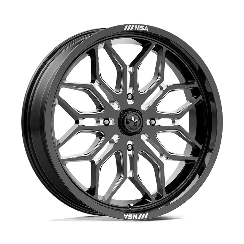 MSA Offroad | M47 SNIPER 24x7.0 ET10 - GLOSS BLACK MILLED
