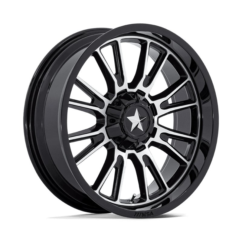 MSA Offroad | M51 THUNDERLIPS 14x7.0 ET10 - GLOSS BLACK MACHINED