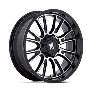 MSA Offroad | M51 THUNDERLIPS 20x7.0 ET0 - GLOSS BLACK MACHINED