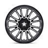 MSA Offroad | M51 THUNDERLIPS 24x7.0 ET0 - GLOSS BLACK MACHINED