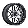 MSA Offroad | M52 RADAR UTV 15x7.0 ET10 - GLOSS BLACK MACHINED