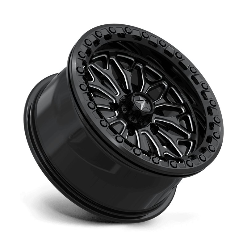 MSA Offroad | MA53 BOLO UTV BEADLOCK 15x7.0 ET10 - GLOSS BLACK MILLED
