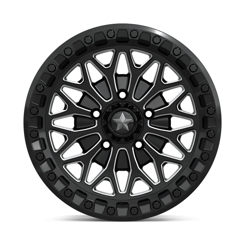 MSA Offroad | MA53 BOLO UTV BEADLOCK 15x7.0 ET10 - GLOSS BLACK MILLED