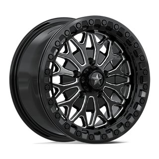 MSA Offroad | MA53 BOLO UTV BEADLOCK 15x7.0 ET38 - GLOSS BLACK MILLED