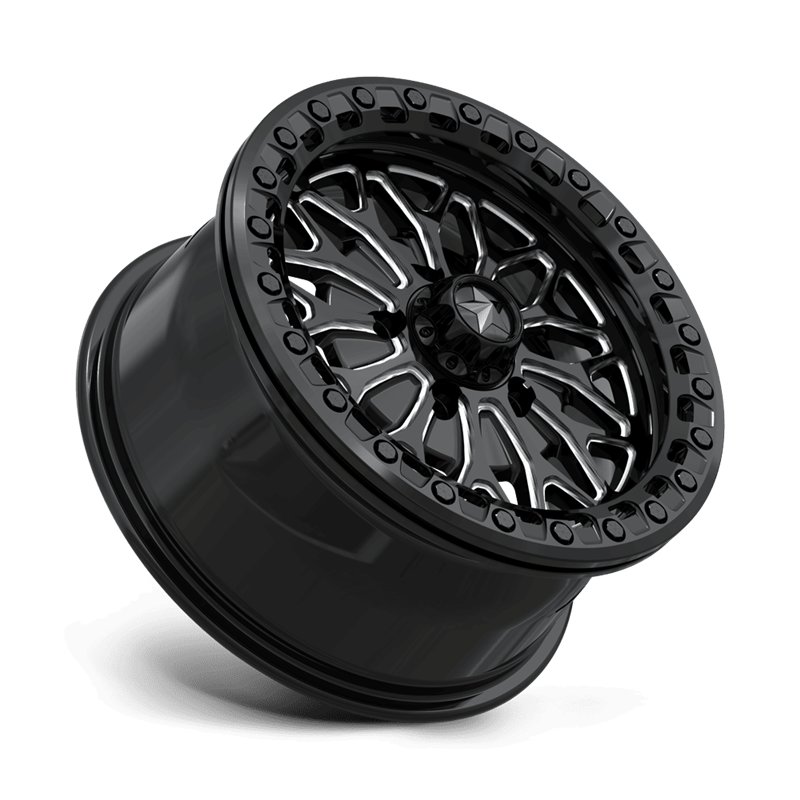 MSA Offroad | MA53 BOLO UTV BEADLOCK 15x7.0 ET38 - GLOSS BLACK MILLED