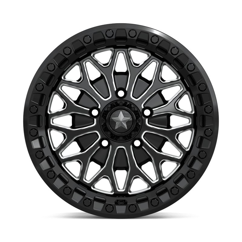 MSA Offroad | MA53 BOLO UTV BEADLOCK 15x7.0 ET38 - GLOSS BLACK MILLED