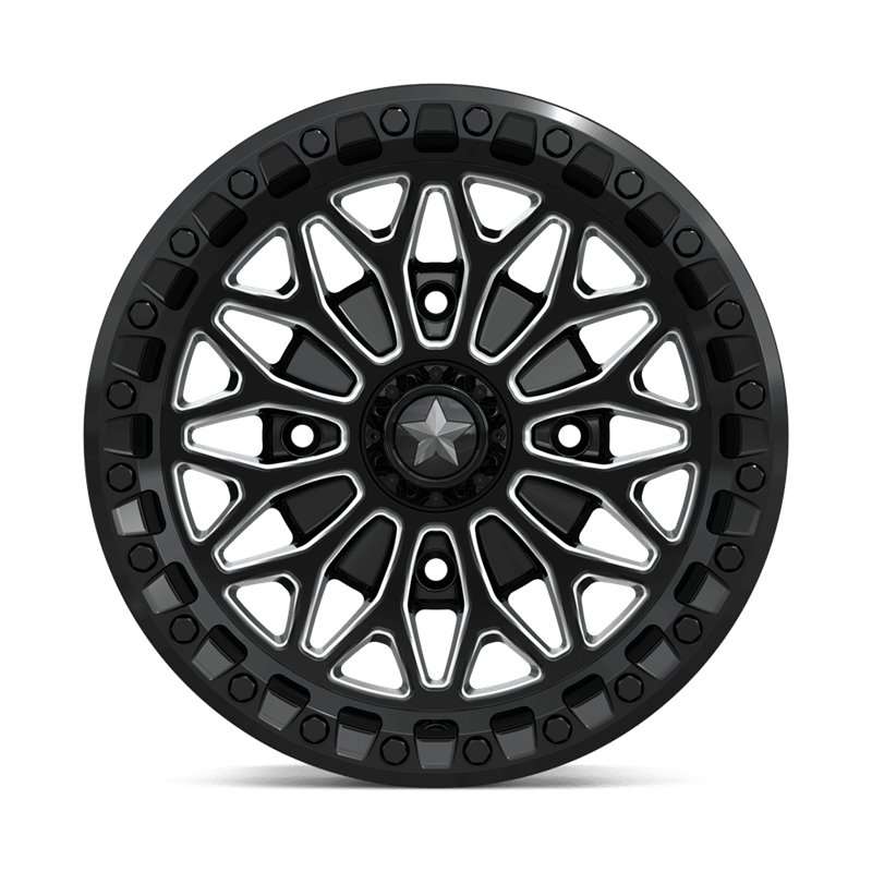 MSA Offroad | MA53 BOLO UTV BEADLOCK 15x7.0 ET10 - GLOSS BLACK MILLED