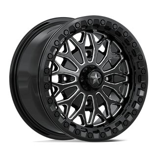 MSA Offroad | MA53 BOLO UTV BEADLOCK 15x7.0 ET38 - GLOSS BLACK MILLED