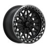 MSA Offroad | MA53 BOLO UTV BEADLOCK 15x7.0 ET10 - MATTE BLACK W/ GL-GUNMETAL RG