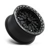 MSA Offroad | MA53 BOLO UTV BEADLOCK 15x7.0 ET38 - MATTE BLACK W/ GL-GUNMETAL RG